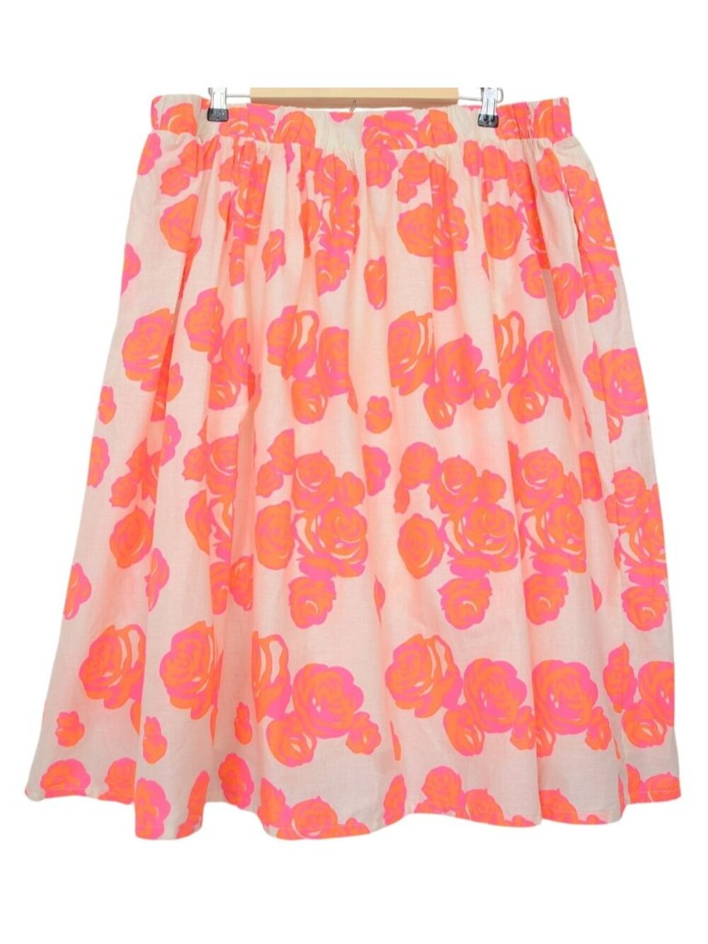 Lane Bryant Bright Floral Circle Skirt Pockets Lined Plus Size 18/20‎ 2X NWT